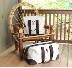 travel tote bag - natural