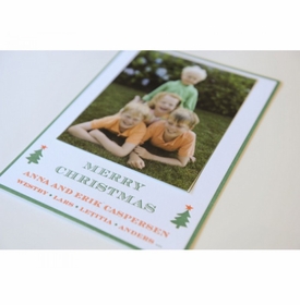 Tree Triangle Holiday Card