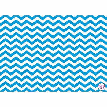 Tropical Chevron Enclosure Card