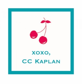 Turquoise Cherry Gifts Stickers