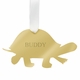 turtle christmas ornament - silver
