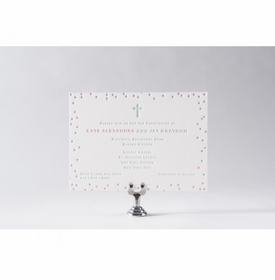 Twin Christening Baptism Invitations