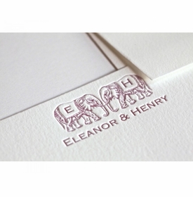Twin Trunks Elephant Kid's Stationery