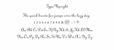 typo upright