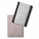Ultimate Swaddling Blanket by Swaddle Designs - Pink with Brown Dots