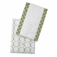 Ultimate Swaddling Blanket by Swaddle Designs - Sage Mod on White