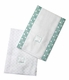 Ultimate Swaddling Blanket by Swaddle Designs - White with Sea Crystal Dots