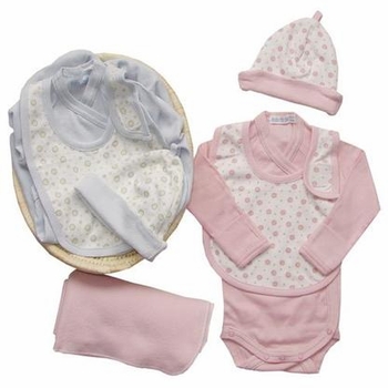 under the nile baby baskets - dots