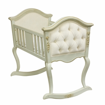 Upholstered Cradle Versaillles Blue