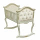 Upholstered Cradle Versaillles Blue