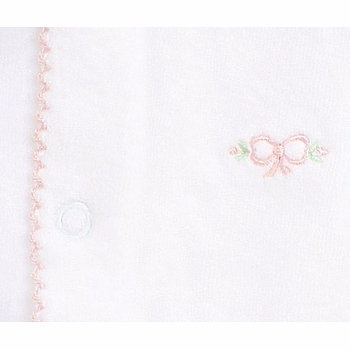 Kissy Kissy Velour Homeward 3 Piece Set with Pink Bow