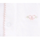 Kissy Kissy Velour Homeward 3 Piece Set with Pink Bow