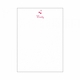 Vertical Cherries Social Stationery
