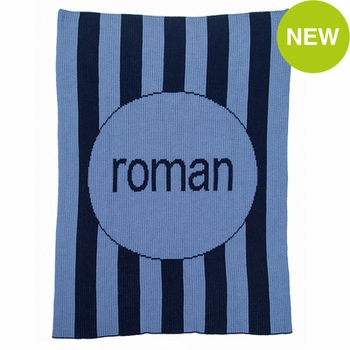 vertical modern stripe blanket