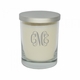 vine glass soy candle