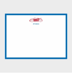 Vintage Car Personalized Kids Stationery