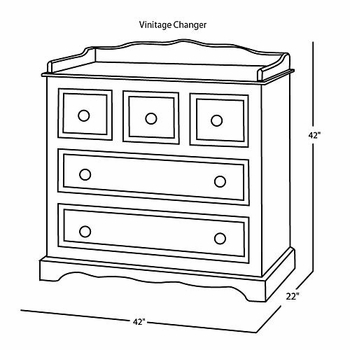 vintage changer (gingham)