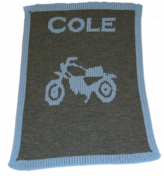 Vintage Motorcycle Blanket