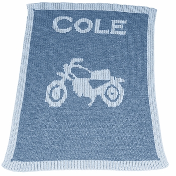 Vintage Motorcycle Blanket