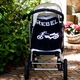 vintage motorcycle blanket acrylic