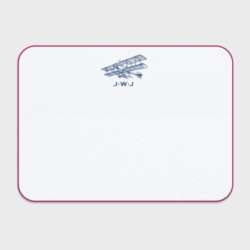 Vintage Plane Personalized Kids Stationery