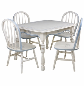 Vintage Play Table and Chair Set - Toile