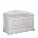 vintage toy chest  (seashore toile)