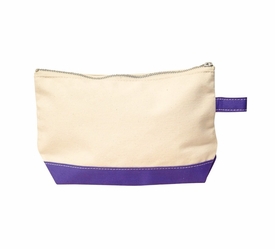 violet personalized makeup bag