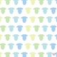 wee onesie blue children's stationary