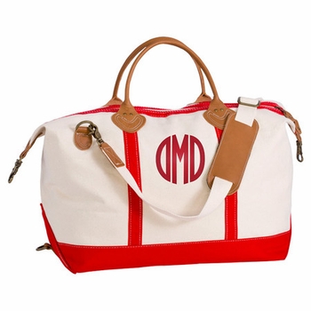 weekender bag - red