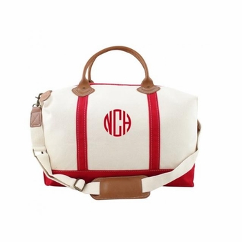 weekender bag - red
