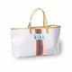 Wellie Market Tote Racing Stripe