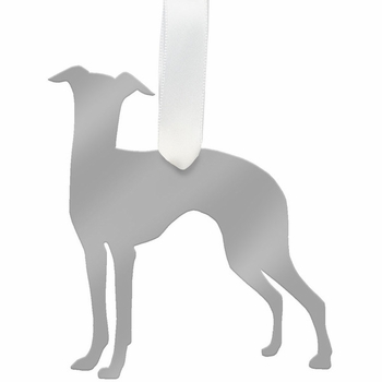 Whippet Christmas Ornament - Gold