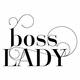 white on bright boss lady note pad