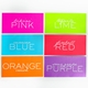 white on bright boss lady note pad