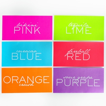 white on bright ideas note pad