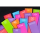 White on Bright Personalized Square Note Pad
