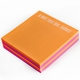 White on Bright Personalized Square Note Pad