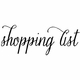 white on bright shopping list note pad