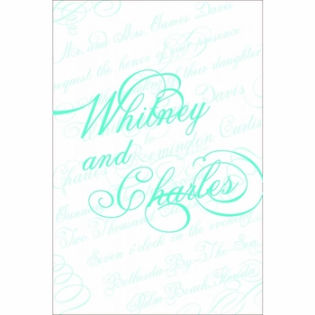 whitney & charles main invitation card