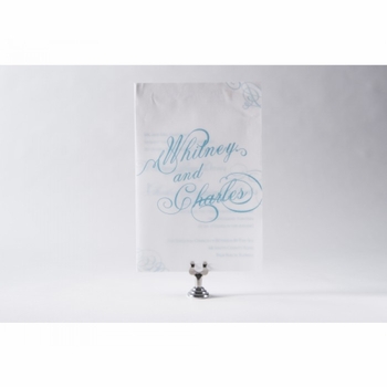 whitney & charles main invitation card