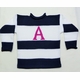 Wide Stripe Initial Sweater