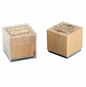 Wooden Cube Stamp