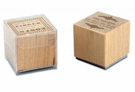 wooden stamps & pads