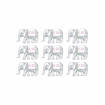 wrapping paper circus elephants