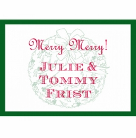 Wreath Holiday Gift Enclosures