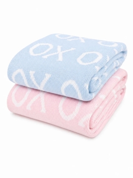 xoxo baby blanket