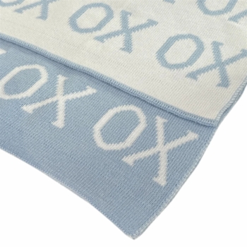 xoxo baby blanket