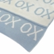 xoxo baby blanket