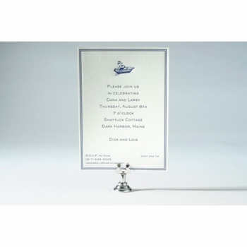Yacht Engagement Party Card